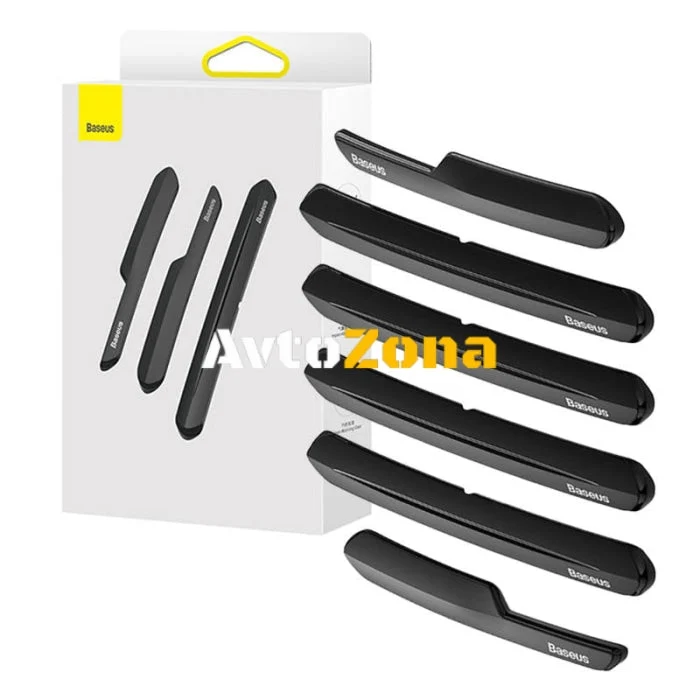 Baseus T-Space Bumper Guard Set pentru Tesla, 6pcs, negru