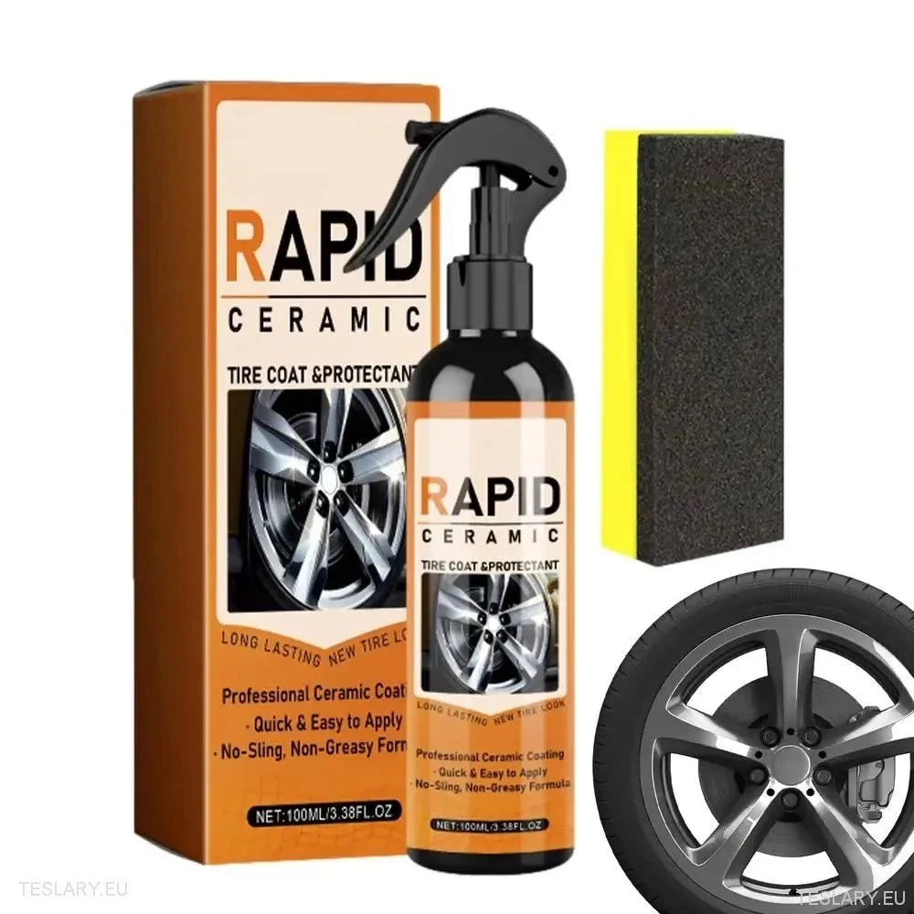 Acoperire ceramică rapidă pentru anvelope pentru strălucire de lungă durată