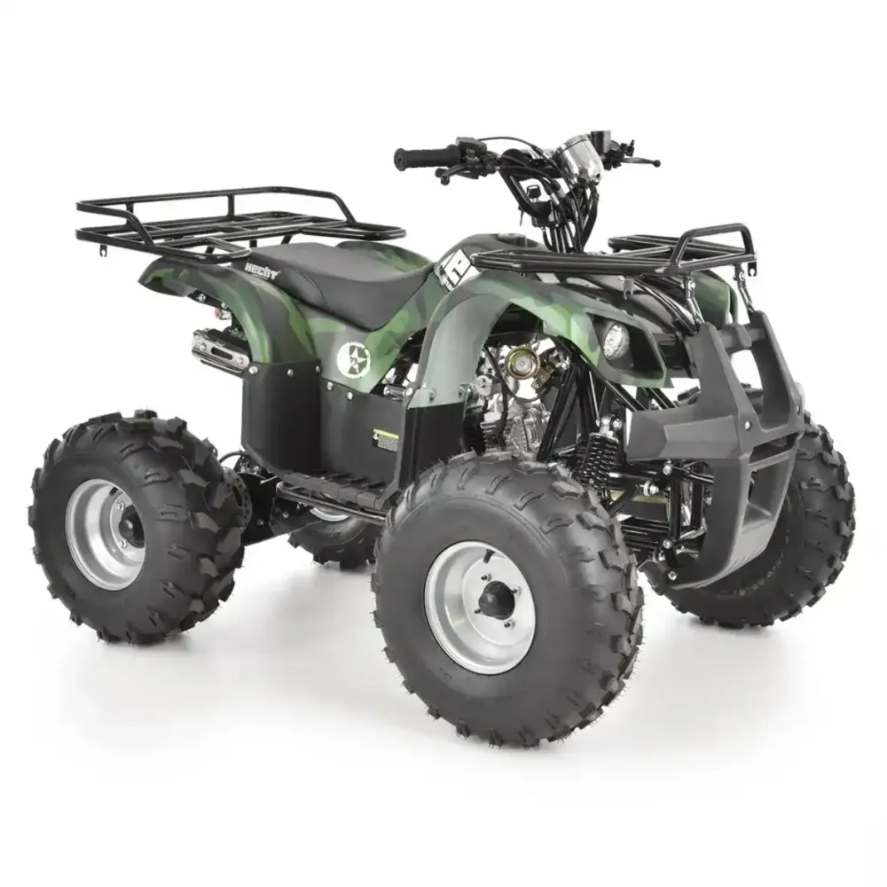 ATV Benzină HECHT 56126 ARMY, Motor 125cc, 8.1 CP, Viteză Maximă 50 km/h, Transmisie Automată