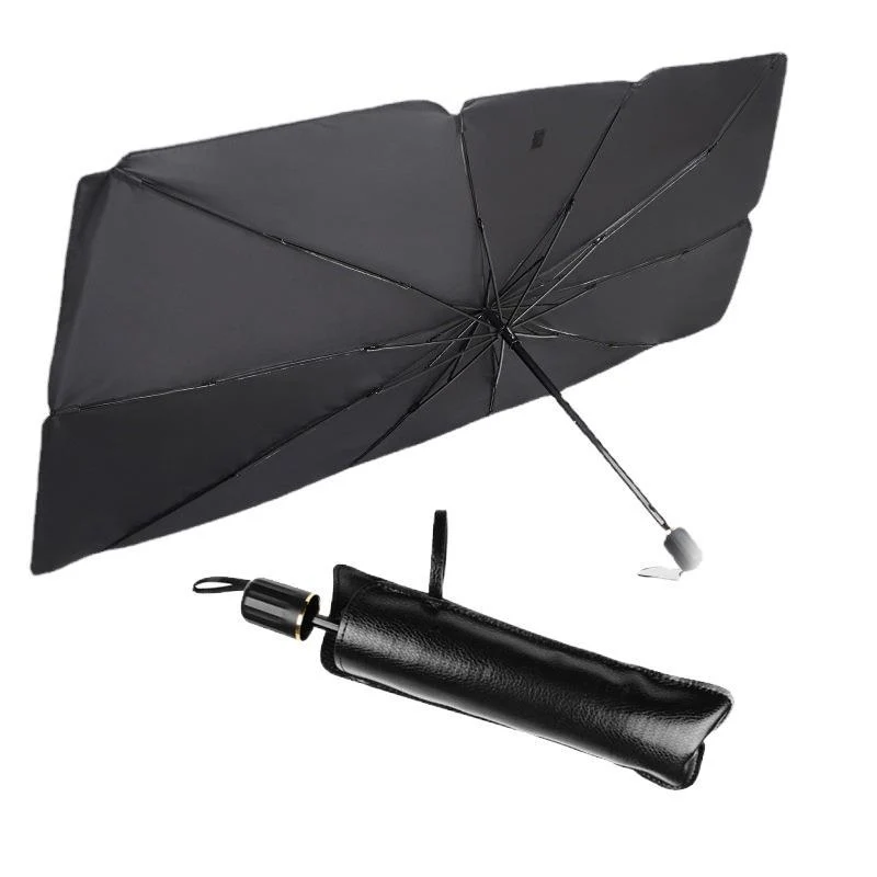 Parasolar Auto pentru Parbriz Tip Umbrela, Pliabil, Protectie UV