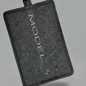 Copertă de caz cheie modernă cu logo -ul Tesla Model 3