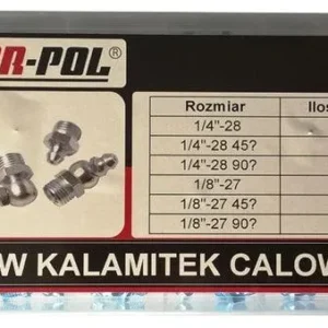 Set capete pentru gresor 110 piese inci