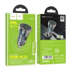 Incarcator auto, USB-C PD 30W, USB- 18W