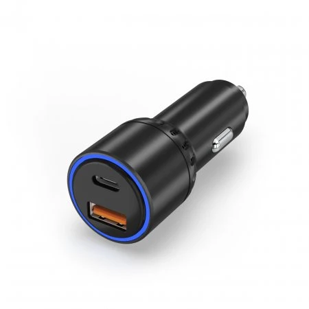 Incarcator Auto 30 W 1x USB-C ,1 x USB PD Car Charger