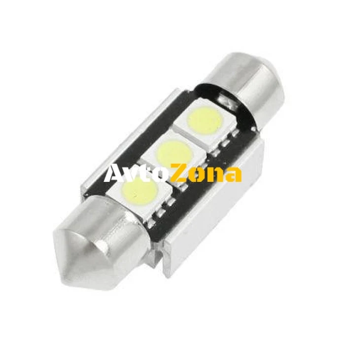 Bec cu diodă pentru 39mm 3smd 5050 - canbus
