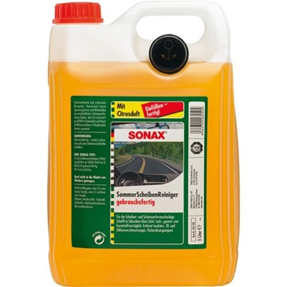 Lichid de spălare parbriz Sonax, gata de utilizare, de vară - Citrus 5L