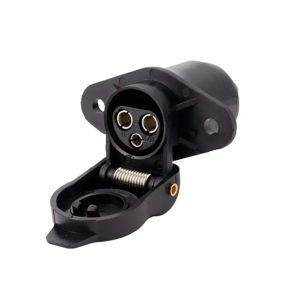 Conector cu 3 PIN-uri pentru remorcă, plastic