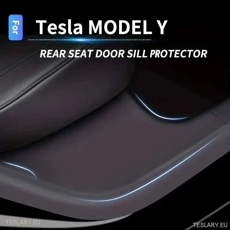 Tesla y din spate Plastic Plastic Protection Sills (2 bucăți)