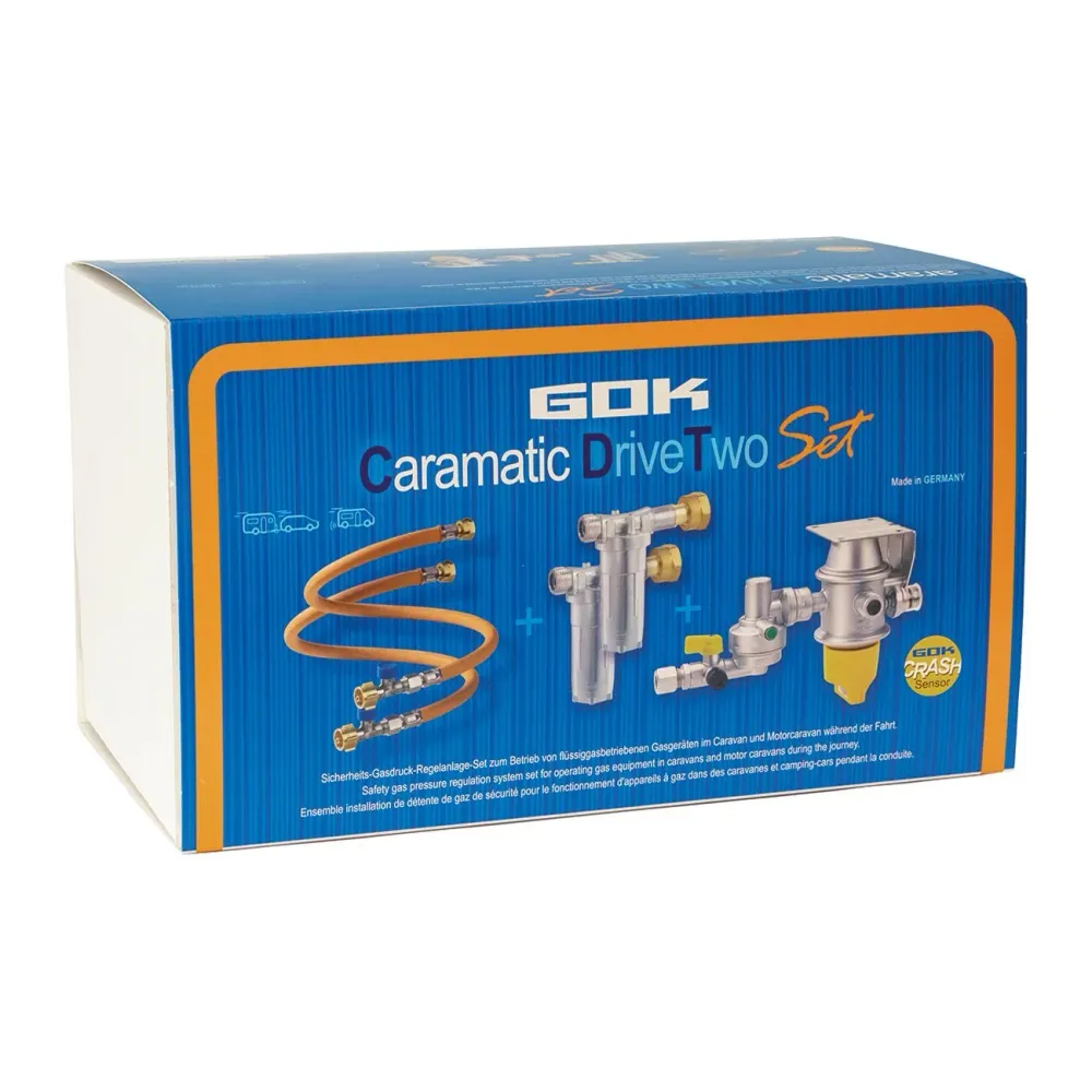 Set cu regulator si filtre pentru rulote/autorulote - Caramatic DriveTwo orizontal