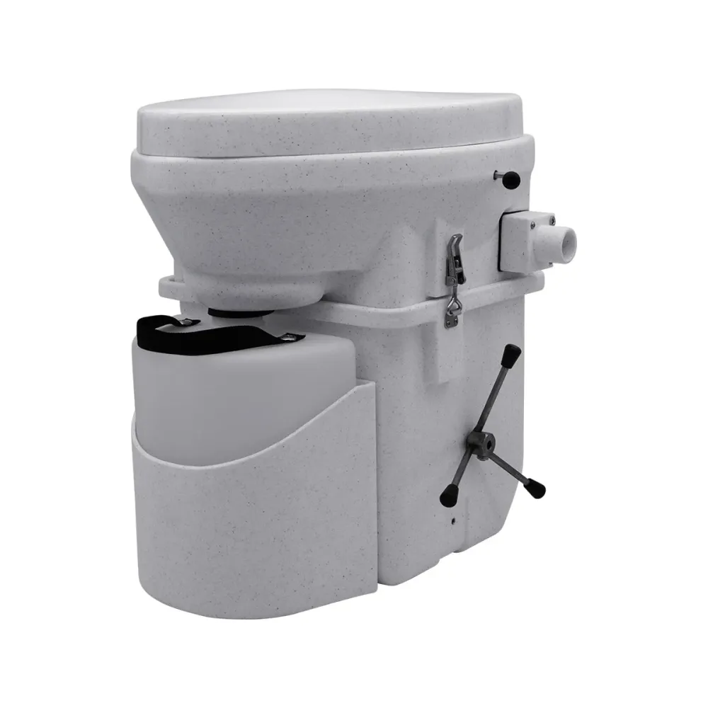 Toaleta cu compost Nature's Head® cu maner Tip „Paianjen” – pentru rulota, autorulota, camping sau camioane de expediție, 12V