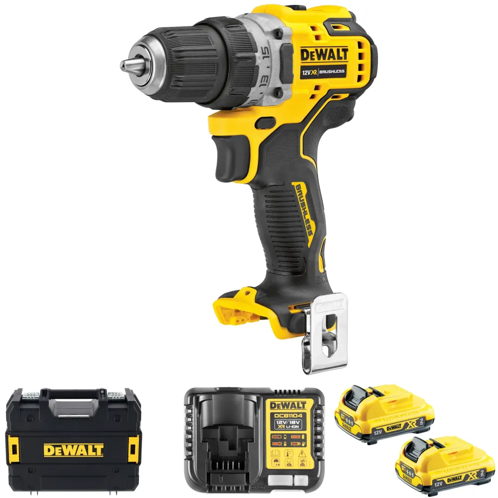 șofer de burghiu Dewalt DCD701D2-QW 12V 2Ah